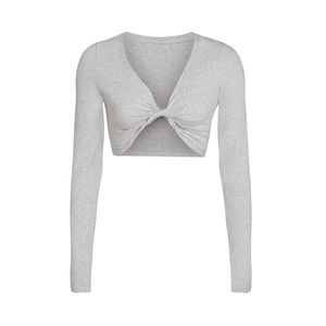 Skims twisted crop top